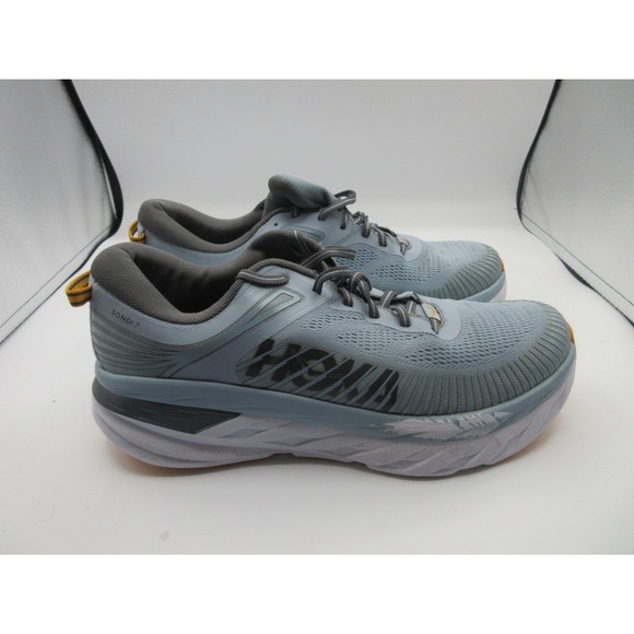 HOKA ONE ONE Bondi Running Shoes Mens Size 11 Blue Gray Max